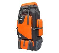 Outdoor Backpack, 70L Large Capacity Portable and Versatile Hiking Backpack, Lightweight Backpack for Men and Women, Suitable for Travel, Camping and Holiday Kids Backpacks Boy, orange, standard size