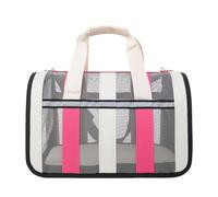 Outdoor Bags Small Puppy Cat Dog Bags Small Bags up to 15lbs Small Open Stripe Clear Travel Bags Breathable 12.8" x 10.2" x 8.6" (33x25x22)