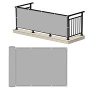 Outdoor Balcony Fence CoverUV & Wind Protection Railing Screen Weatherproof AntiPeeping Privacy Mesh for Apartment Gardens & Outdoor Spaces