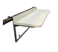 Outdoor Balcony Table - Aluminum Alloy, Sun-proof, Waterproof, Easy to Fold, Strong Load-bearing Capacity, Prevents Items from Falling