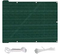 Outdoor Balcony Thickened Isolation Shield for Swimming Pools 0.75/0.9M Height Dark Green 0.75x4m Enhanced Light Protection & Security