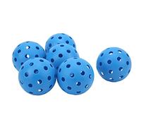 Outdoor Balls, Balls 6PCS 2.9in Plastic Hollow Balls Set 40 Holes Sports Training Balls Outdoor with Storage Bag for