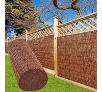 Outdoor Bamboo Fence for Garden & Patio Natural Bamboo Screen Fencing 4x20ft (122x610CM) for Backyard Privacy & Home Décor Ideal for Balcony & Outdoor Spaces