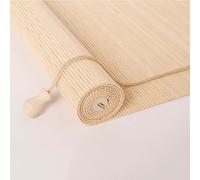Outdoor Bamboo RollUp Shade 115x100cm Sun Protection Bamboo for Windows & DoorsAdjustable Roller for Privacy & UV Blocking115x100cm