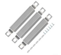 Outdoor Barbecue Hot Plate Accessory for Garden Stove and Portable Oven - 12.7-21.59 cm Adjustable Diameter, Silver Steel, Easy-Clean, for Camping, Picnics & Backyard Grilling