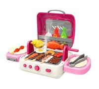 Outdoor Barbecue Set for Grill Toy Foldable Interactive Cooking