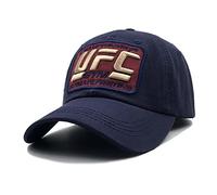 Outdoor Baseball Cap with U.F.C, Unisex Summer Adjustable Baseball Hat, Unisex Vintage Washed Adjustable Baseball Cap Outdoor Sports Men Women-Navy Blue||1 piece