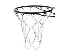 Outdoor Basketball Net Replacement Heavy Iron Chain Silver 17.7in for Court Goal