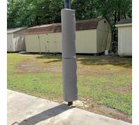Outdoor Basketball Pole Padding for Metal Electric Pole, Waterproof Basement Pole Wrap 36 40 47 60 66 70 72 in Tall, Universal Garage Pole Protector(H:66"/168cm,Dia:4.5"/11cm)