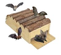 Outdoor Bat Cabinets - Outdoor shelter, wall and tree mounted home, durable wooden cave with ventilated design | Practical option for backyard habitat, orchard vineyard support