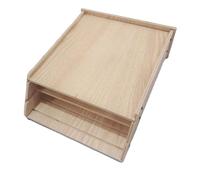 Outdoor Bat Houses - Handmade Solid Wood Nesting Box with Roof | Large Natural Bat Shelter with Weather Protection | Wildlife Support
