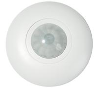 Loops 600W Max Outdoor/Bathroom PIR Occupancy Sensor - IP44 - Automatic Timer Reset Light Switch - Adjustable Lux & Timer Surface/Ceiling Mounted Movement Motion Detector Kit - Garden Warehouse