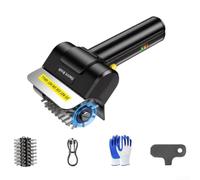Outdoor BBQ Electric Cleaner 90Min Runtime USB | High-density steel bristles, deep gap penetration, no scratches, cleans carbonized , safe for porcelain(2)