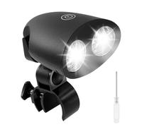 Outdoor BBQ Grill Light, 10-LED Clip-On BBQ Light, High-Temp Resistant ABS, Touch Switch, 360° Adjustable C Clamp, Battery Powered, Bright Lighting for Gas, Charcoal, Electric Grills