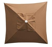 Outdoor Beach Backyard Parasol Canopy Cover 2x2m Sunshade Market Umbrella Tent Cloth for Garden with 4 Ribs (Canopy ONLY)