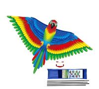 Outdoor Beach Kite, Large Animal Flyer, 38.5x52.5 Inches Portable String Toy with Handle, Kids Activities Supplies, Adults Teens Youth Friends Gear, Travel Park Yard Garden Relaxation Daily Recreation