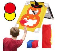 Outdoor Bean Toss Game, Halloween Sandbox Game, Carnival Throwing Activity Set, Interactive Party Sports Toy Kindergarten School Events, Sensory Play for Kids Girls Boys Festival Fun