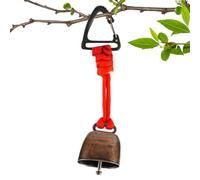 Outdoor Bear Bells for Hiking Safety - Anti-Lost Bell - Biking Cowbell with Lanyard and Carabiner - for Hiking Backpacking Outdoor Climbing Camping Men Women