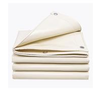 Outdoor Beige Tarpaulin, PVC Canvas Material, Waterproof, Tear-Resistant Suitable for Tent Construction, Warehouse Covering SHAARI(2x4m)