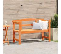 Outdoor Bench Brown 119 x 44 x 76 cm Solid Pine Wood