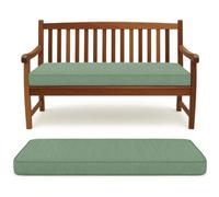 Outdoor Bench Cush, Non-Slip, Removable & Washable, Green, 200 x 50 x 5 cm, Ideal for Patio, Corner Benches, Indoor & Outdoor Use