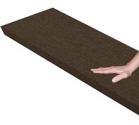 Outdoor Bench Cush Pad Washable NonSlip Seat Cushs for Garden Fur Indoor Bay Window & Patio Use Dark Brown 140x40x5cm Thickness