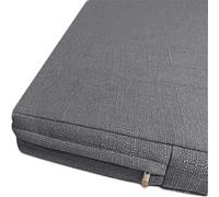 Outdoor Bench Cushion 100/120 cm Comfortable & Breathable 5 cm Thick Foam Padding Perfect for Garden Furniture Grey Color Ideal Patio Accessory 30 x 180 x 3 cm