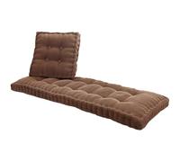 Outdoor Bench Cushion 10cm Thick Soft Velvet Seat Pad with Handle 55x65cm Sofa Cushion for 1-4 Seater Ideal for Home Garden & Patio Use