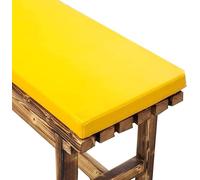 outdoor bench cushion 24x16x2inch This artificial leather bench mat is filled with high-density resilient sponge and features a zipper. It is suitable for use on balconies, swings, bay windo