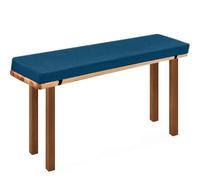 Outdoor Bench Cushion 3cm Thick Waterproof Seat Pad for Garden Bench Zip Cover Various Sizes 180x30 220x25 200x30 170x23 Blue Comfortable Seating