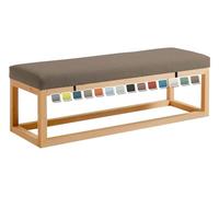 Outdoor Bench Cushion 5cm Thick Comfortable Seat Pad for ill Dining Table Garden Bench Swing Patio Indoor & Outdoor Use (A14 140x35x5cm)
