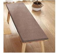 Outdoor Bench Cushion 5cm Thick Removable Washable Cover Linen Seat Pad for Garden Benches Chairs Patio Furniture Indoor ill Hallway (Coffee Color 160x50x5cm)