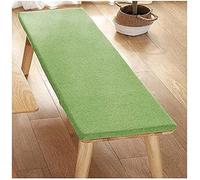Outdoor Bench Cushion 5cm Thick Removable Washable Cover Linen Seat Pad for Garden Benches Chairs Patio Furniture Indoor ill & Hallway (Grass Green 180x35x5cm)