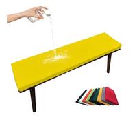 Outdoor Bench Cushion for 2-3 Seats, Waterproof, Non-Slip, Thick Garden Cushion with Ties for Swings, Yellow 170x60x5cm - Perfect for Patio & Indoor Windows
