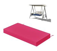 Outdoor Bench Cushion Replacement Pad Waterproof Seat Cushion with Zipper Thick Swing Cushion with Ties Garden Furniture Padding 70x50x3CM Ideal for Patio Use