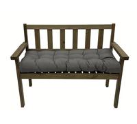 Outdoor Bench Cushion Waterproof 3 Seater Garden Cushion Long Seat Cushion for Patio Benches 9 cm Thick Comfortable Replacement Cushion for Indoor and Outdoor Bench Furniture Dark Grey 130 x