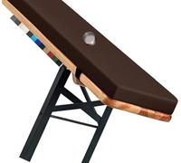 Outdoor Bench CushionWaterproof NonSlip Seat Pad for 2/3 Seater Indoor/Outdoor UseFits 48/40/36/60x16/18/10/12/14in Benches Swings PatiosDark Coffee 86x11x2in