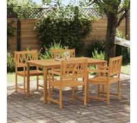 Outdoor Bench Natural Solid Acacia Wood 56x55.5x90cm Rustic Oiled Weatherproof