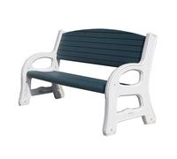 Outdoor Bench with Backrest and Armrests, High Load Capacity for Durable Use in Parks and Gardens