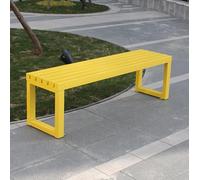 Outdoor Benches, Weatherproof Metal Park Bench, Cast Iron Furniture for Patio, Lawn, Yard, Front Porch - Durable and Stylish Seating for Outdoors