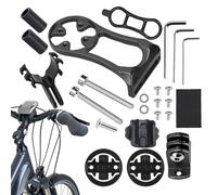 Outdoor Bike Computer Mount,Bike Computer Mount | Heavy Duty Aluminum Alloy Bike Computer Handlebar Mount,Multifunctional Adapter Base, Cyc Supplies