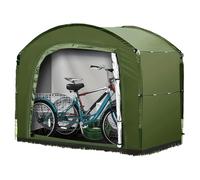 Outdoor Bike Storage | Oxford Cloth Motorcycle Organizer Card | Waterproof Zipper Storage Accessories for Pool Garden Equipment, green, Fare riferimento alla descrizione, Please refer to description
