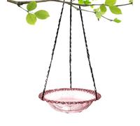 Outdoor Bird Bath, Bird Bath, Decorative Hanging Heavy Duty House for Bird Watching, Garden, Balcony, Railings, Fence, Backyard, Window, Porch