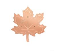 Outdoor Bird Bath Copper Disk with Maple Leaf Pattern for Continuous Water Purification Without Chemicals or Additional Tools