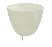 Outdoor Bird Bath Cover, 210D Oxford Cloth Waterproof Bird Bath Protective Cover Garden Fountain Lid For Winter(beige91*107cm)