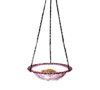 Outdoor Bird Bath, for Outdoor Use - Sturdy Metal Stand Decorative Nesting Box for Wildlife Sanctuary Natural Observation in Garden, Balcony, Terrace, Fence Tree