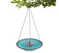 Outdoor Bird Bath - Hanging Water Bowl | Bird Bath Bowl for Outdoor Use for Robins, Backyard, Landscape Area, Patio, Yard, Balcony and Courtyard