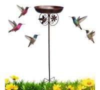 Outdoor Bird Bath - Outdoor Bird Baths with Fixing Stake - Rust Proof Pond for Garden Yard Patio Outdoor Backyard