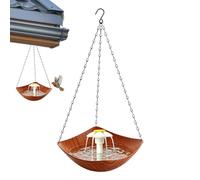 Outdoor Bird Bath Suspending Water Feeder with Solar Pump