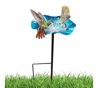 Outdoor Bird Bath | Weatherproof Garden Water Bowl,Flowers Bird Bath Pole Outdoor Decor - Suitable for Bird Watching Drinking Bathing Lawn Patio Courtyard Balcony Fence